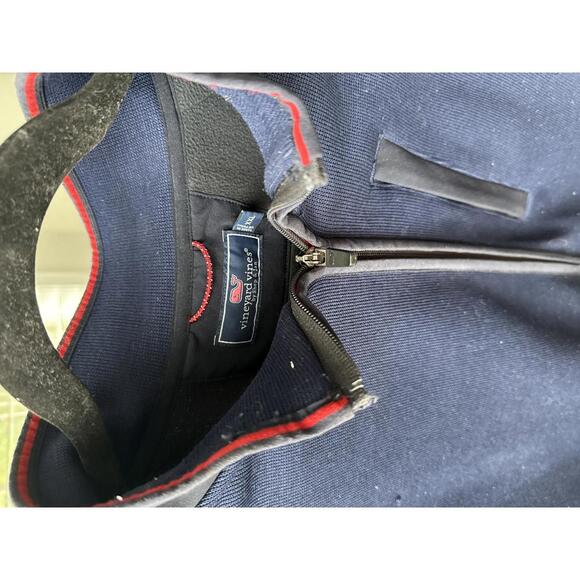 Vineyard Vines Men's Navy Blue Fleece Vest XXL - Picture 2 of 3